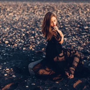 Honey Punch / Wild Honey - Lace Maxi Dress in Wine